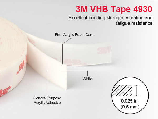 4930 3m double sided mounting tape vhb heavy duty foam tape strong adhesive
