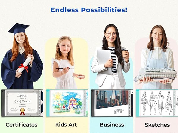 Dunwell Presentation Book 8.5x11 H - Endless Possibilities!