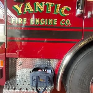 bag with firetruck