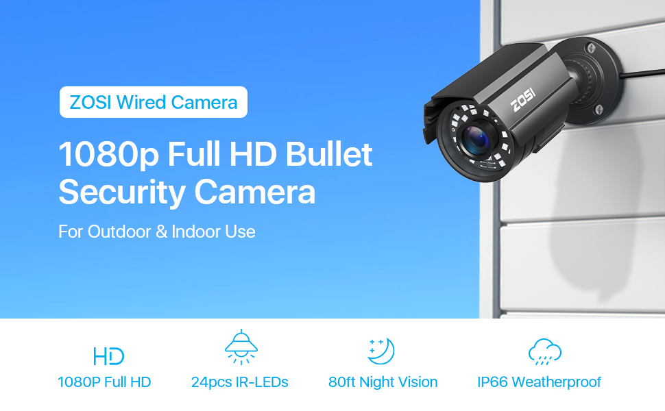 ZOSI 1080P HD TVI Security Camera