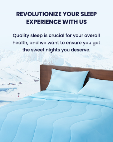 enjoy a refreshingly cool sleep environment