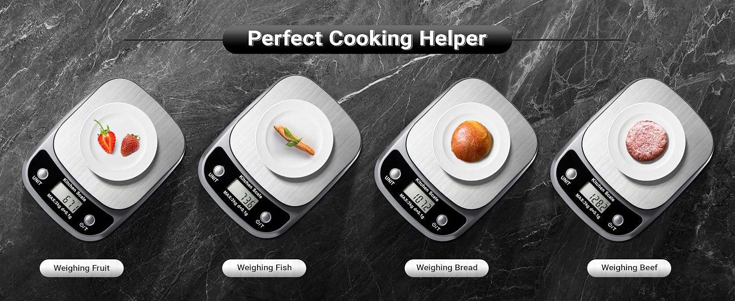 Professional and practical digital food kitchen gram scale