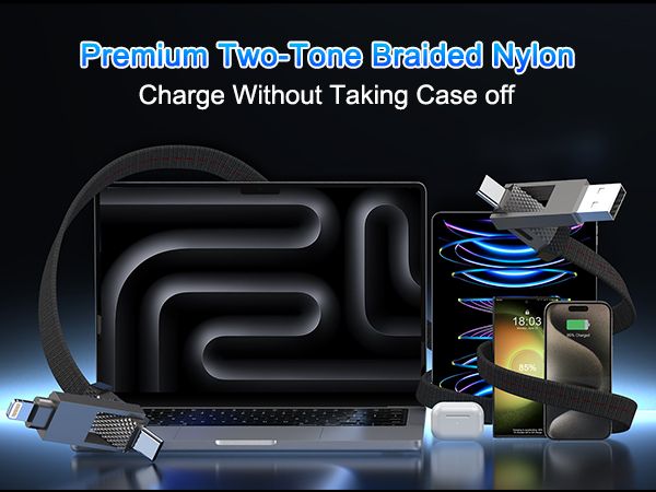 USB C Cable Lightning Charging Cable