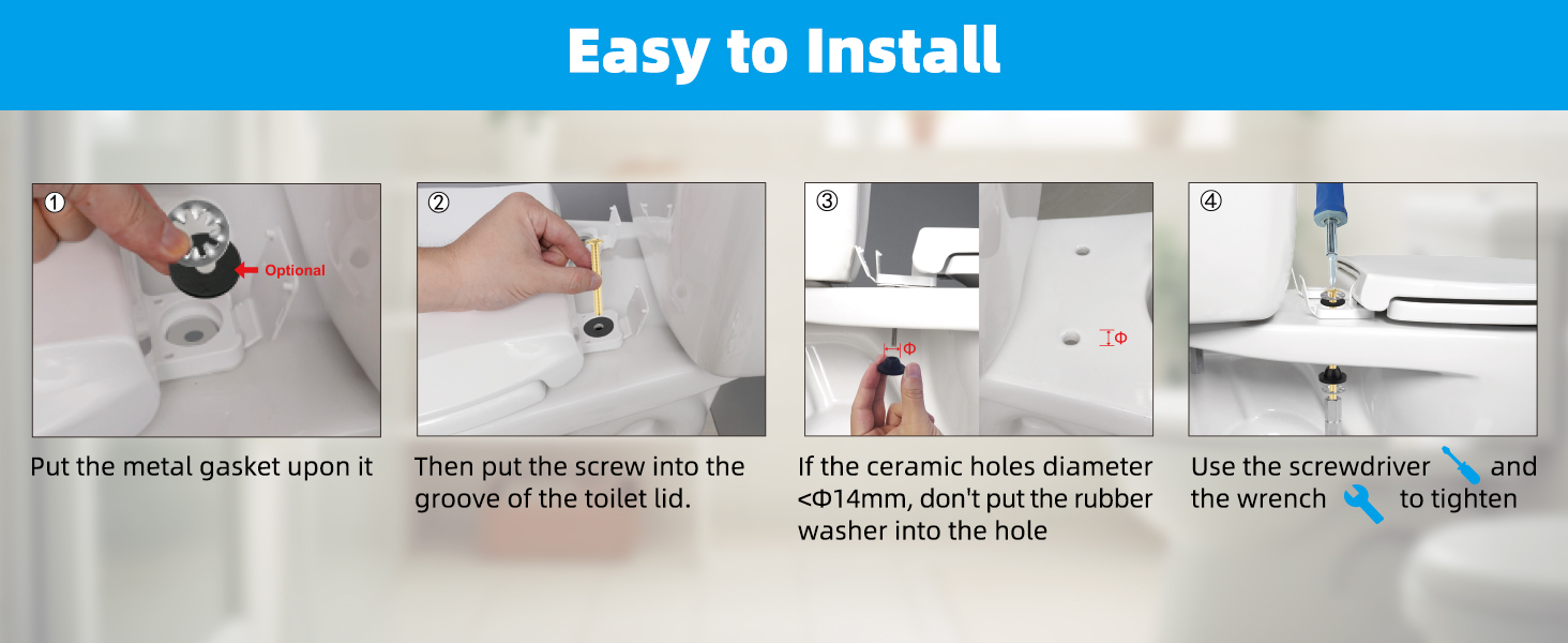 toilet seat hing bolt screw