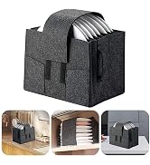 Caravan Plate Holder, Motorhome Kitchen Cupboard Storage For 8 Plates Camping Dinnerware Storage,...