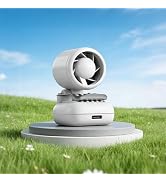 Blissfuhue Clip on Fan, Mini Portable Fan Rechargeable, Wearable Fan Lightweight 61g Pocket Fan, ...