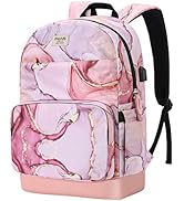 MOSISO 15.6-16 inch 20L Laptop Backpack for Women Girls, Polyester Anti-Theft Casual Daypack Bag ...