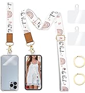 Yonlevres Phone Lanyard Wrist Strap Crossbody, Be Kind Cell Phone Lanyard for around the Neck Wri...