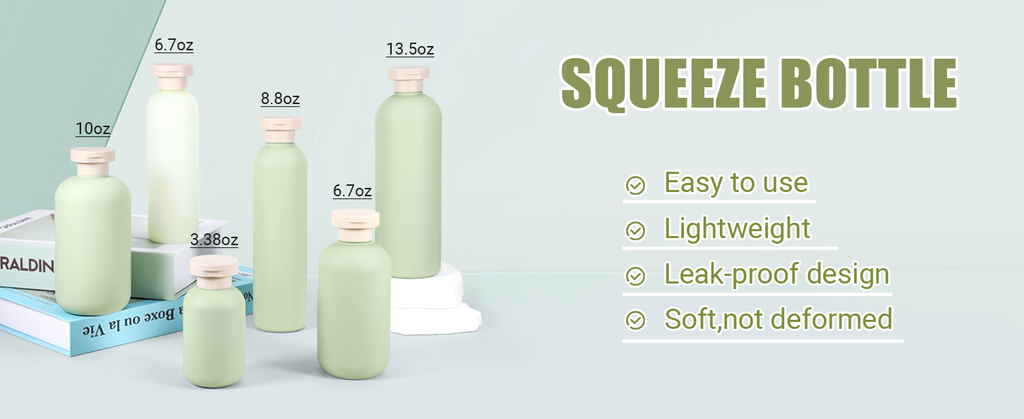 Plastic Empty Squeeze Bottle