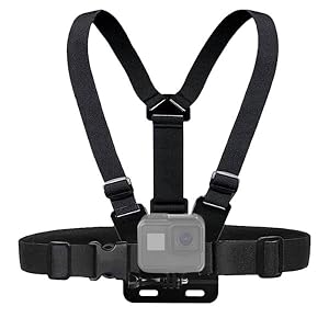 phone chest camera mount and phone head strap mount accessories kit