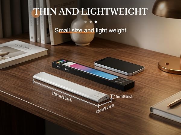The size of the lamp