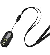 POPETPOP 3D Digital Pedometer for Walking with Removable Clip Lanyard, Step Counter for Walking C...