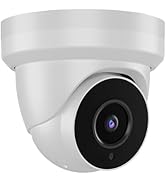 Tennoz 5MP Security Camera 4-in-1 TVI/CVI/AHD/CVBS 960H Analog CCTV Camera Security Dome Outdoor,...