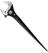 HAUTMEC 12 inch Adjustable Spud Wrench, Wide Jaw Up to 1-11/32"(34mm), Adjustable Spud Wrenches w...