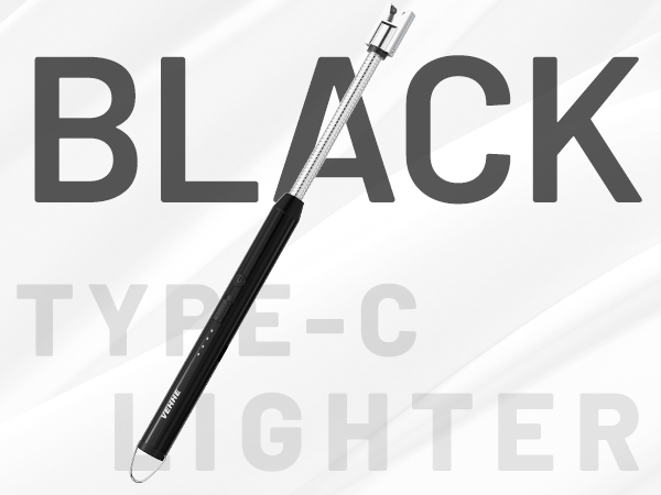 Black USB Type-C lighter