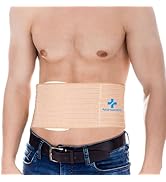 NIdreamCE Umbilical Hernia Belt with Compression Pad Abdominal Support Binder for Men and Women B...