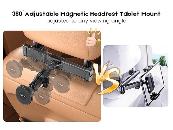 Headrest Tablet Holder for Car