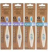 Jack N' Jill Baby & Toddler Toothbrush - 12 Months & Up, Age 2-4, Natural, Soft, Non Toxic, Cornh...