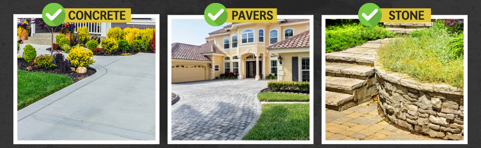 Oil Stain Cleaner for Concrete Pavers Stone and Brick