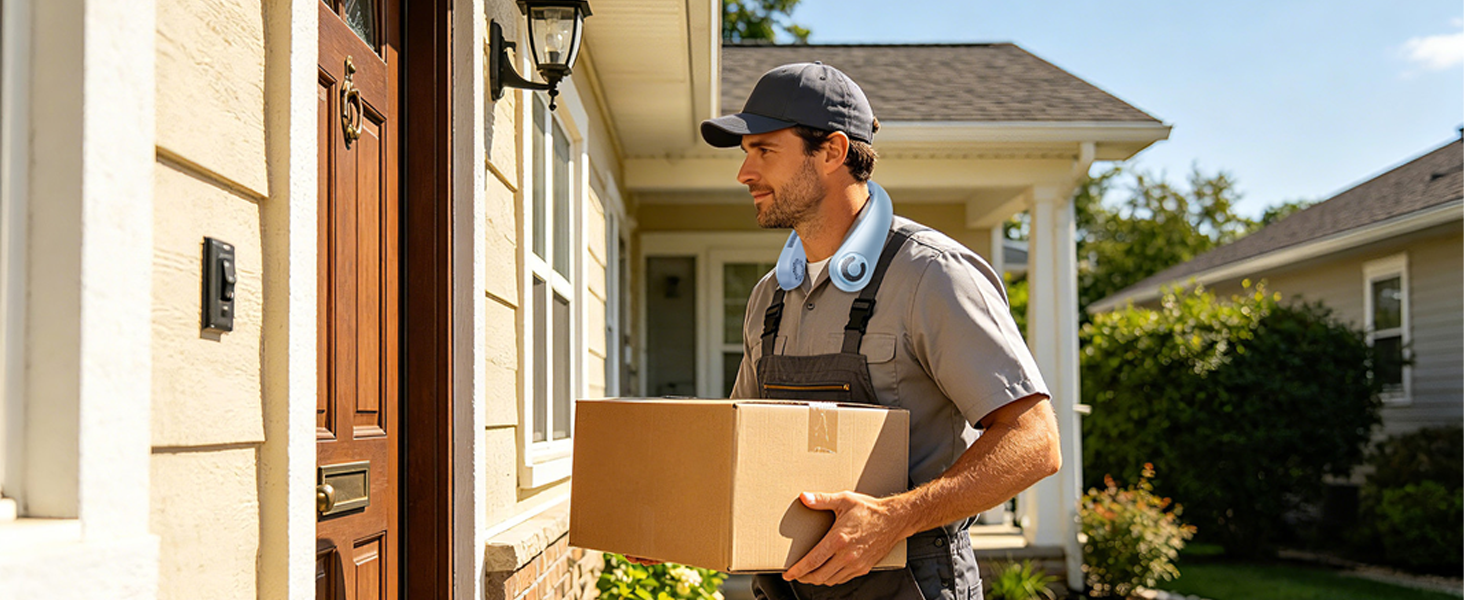 neck fan for delivery drivers