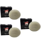 G.B.S 97% All Natural Shave Soap - Creates a Rich Lather Foam for Wet Shaving Experience (3 Pack ...