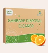 ORIENTLEAF Garbage Disposal Cleaner and Deodorizer Tablets 20g 1 Year Supply Citrus Foaming Table...