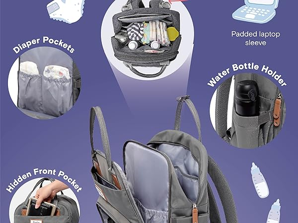 diaper bag backpack baby bag baby shower gift