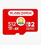 SANDISK 512GB microSD Express Card for Nintendo Switch 2 | Officially Licensed, Up to 880 MB/s Re...