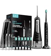 FUMEIKANG Water Flosser & Electric Toothbrush for Adults Oral Irrigator & Sonic Toothbrush 2-1 Or...