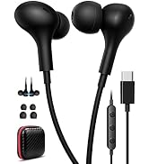 Wired Earbuds USB Type C Headphone for iPhone 16e 16 Pro 15 Plus Samsung Galaxy A17 Z Flip 7 S25 ...