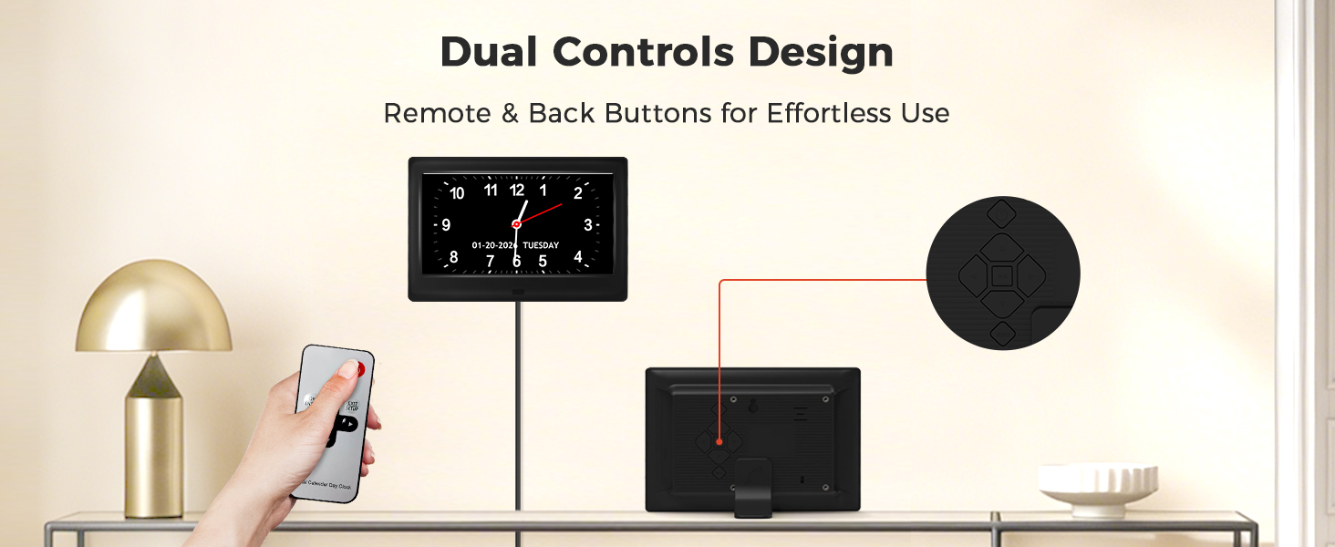 digital clock large display