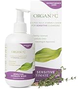 Organyc Feminine Wash for Incontinence, Gentle Intimate Wash for Women with Thyme Extract, Femini...