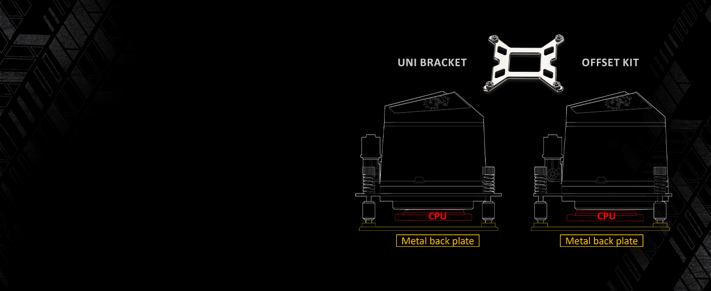 METAL BACK PLATE
