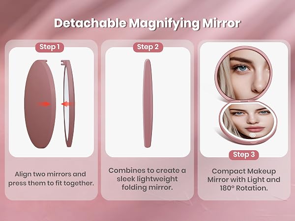 small magnifying mirror