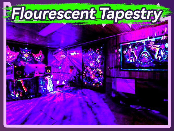 black lights for glow party