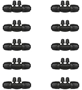 La Farah Drip Irrigation Parts for 1/2" Drip Tubing to 1/4" Irrigation Tubing, Drip Irrigation Fi...