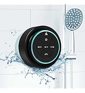 XLeader, Upgraded, Shower Speaker, Certified IPX7 Waterproof Bluetooth Wireless Speaker, Electron...