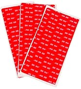 Double Sided Tape Heavy Duty 3pcs 4in x 8in Mounting Tape Pad Sticker Strong Adhesive Tape Waterp...