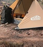 camppal 1 Person Tent for Camping Hiking Mountain Hunting Backpacking Tents 4 Season Resistance t...