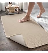 MontVoo Quick Dry Bath Mat, Super Absorbent Bathroom Rug, 3D Honeycomb Mesh Base Non Slip Bath Ma...