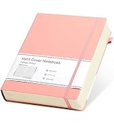 CAGIE Lined Journal Notebook, 320 Pages College Ruled Notebook, 100 Gsm Paper Thick Journal, A5 H...