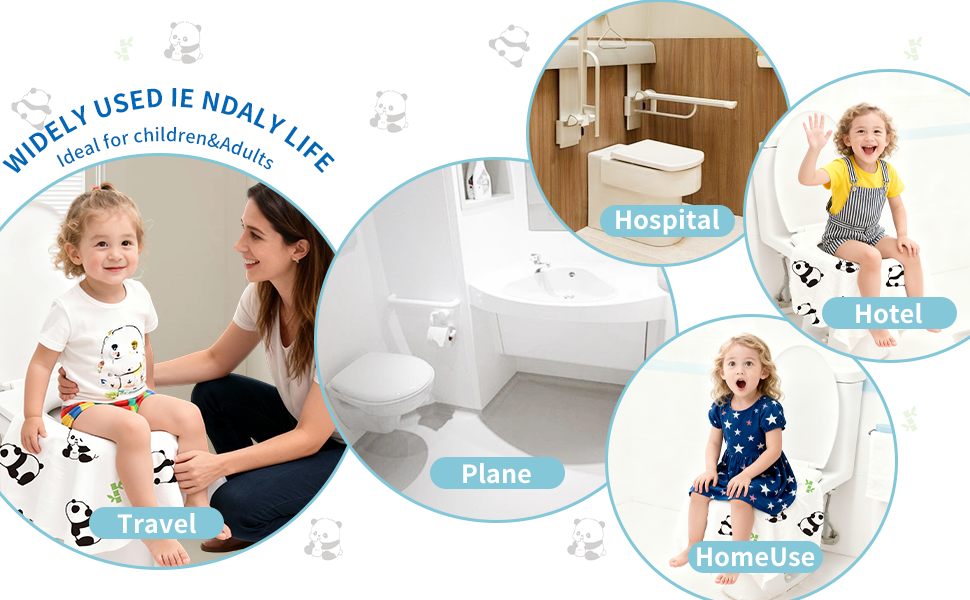 20 Pack Toilet Seat Covers Disposable, Waterproof, Ideal for Kids and Adults