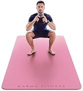 Large Yoga Mat – Extra Thick 10mm Workout Mat (72"x32") – Non Slip TPE Exercise Mat for Women & M...