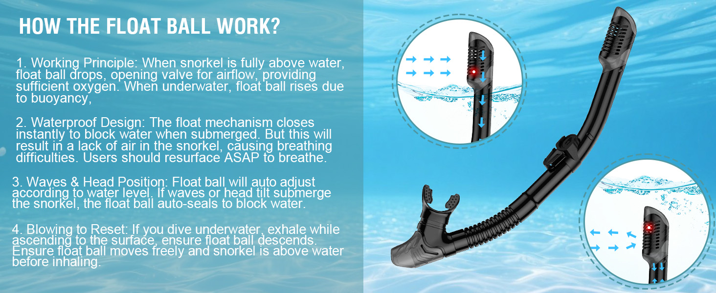dry top snorkel