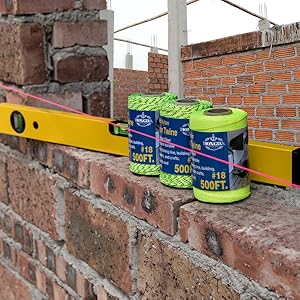 Twisted Nylon Mason Line Twine, Gold