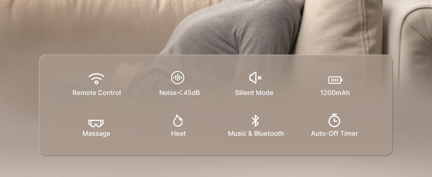 eye massager with heat