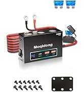 12 Volt Car Socket: Metallic Cigarette Lighter Socket 3 Way Max 360W Double QC3.0 USB 12V Socket ...