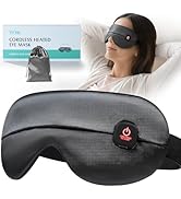 YFONG Cordless Heated Eye Mask for Dry Eyes, Warm Eye Compress for Stye, Blepharitis, Chalazion, ...