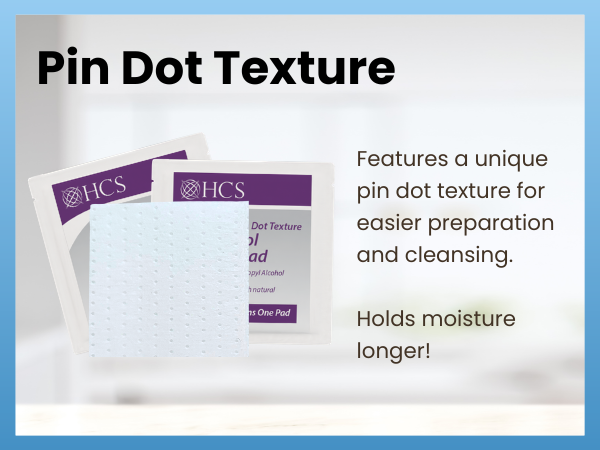 Features a unique pin dot texture for easier preparation and cleansing