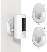 No Drill Ring Camera Adhesive Wall Mount,Strong Durable Adhesive Camera Mount Holder for Ring Ind...